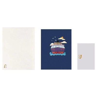 Deep Sea Cruise Ship PopUp Card with Envelope Holiday