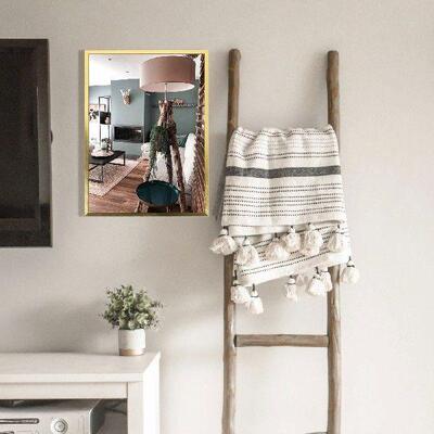 Picture Frame Metal Framing Dad Dining Table Decor Pvc