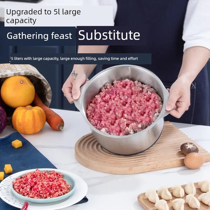 Stainless Steel Food Meat Grinder Mincer Mixer Chopper