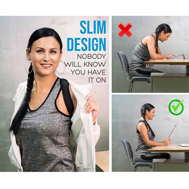 Student Adult Male Female Back Posture Adjustment
