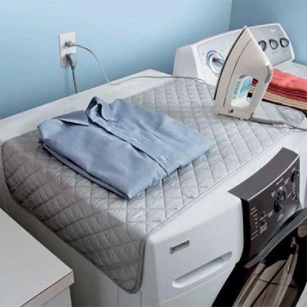 1 Pcs Silver Tabletop Ironing Mat Laundry Mat Portable