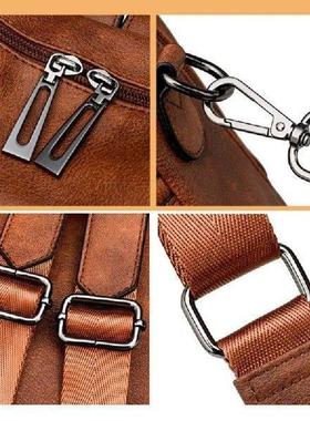 Large Capacity Backpack Purse Teens Shoulder Bag Retro