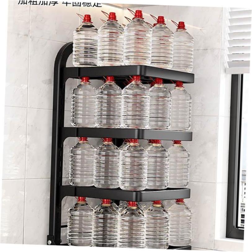 kitchen accessories Multi-layer pot storage rack Layering in