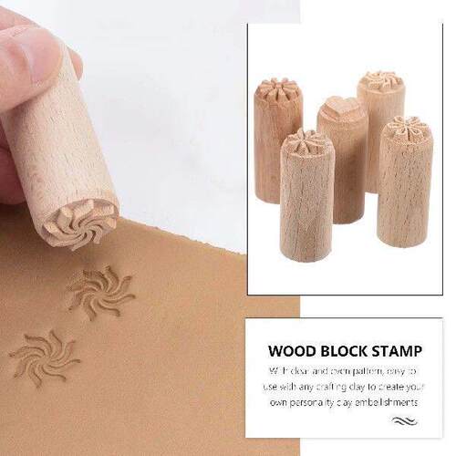 2cm Wooden Stamp Clay Stamps Fondant tage Letter Vintage