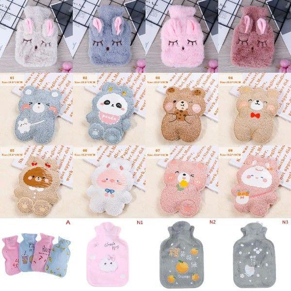 Cartoon Plush Bear Hot Water Bottle Water Filling Teddy
