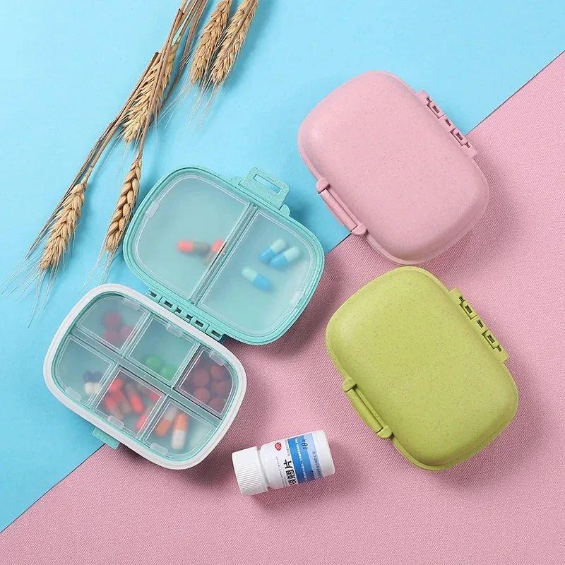 8 Grids Organizer Container For Tablets Travel Pill box With