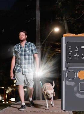 Rechargeable Ultrasonic Dog Repeller w/ High-Frequency LED