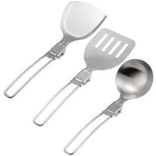 Shovel Steel Ladle Stainless Camping Tableware Spatula