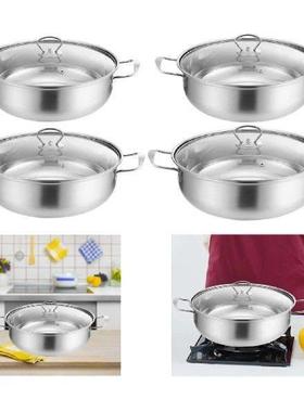 Stainless Steel Hot Pot Cooking Pot Multipurpose Thicken