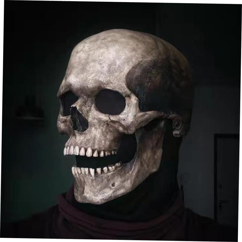 Halloween skull mask Skull mask with skull mask万圣头骨面具