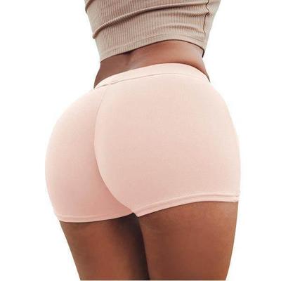 women yoga shorts Tight elastic sport pants 弹性裤女瑜伽短。