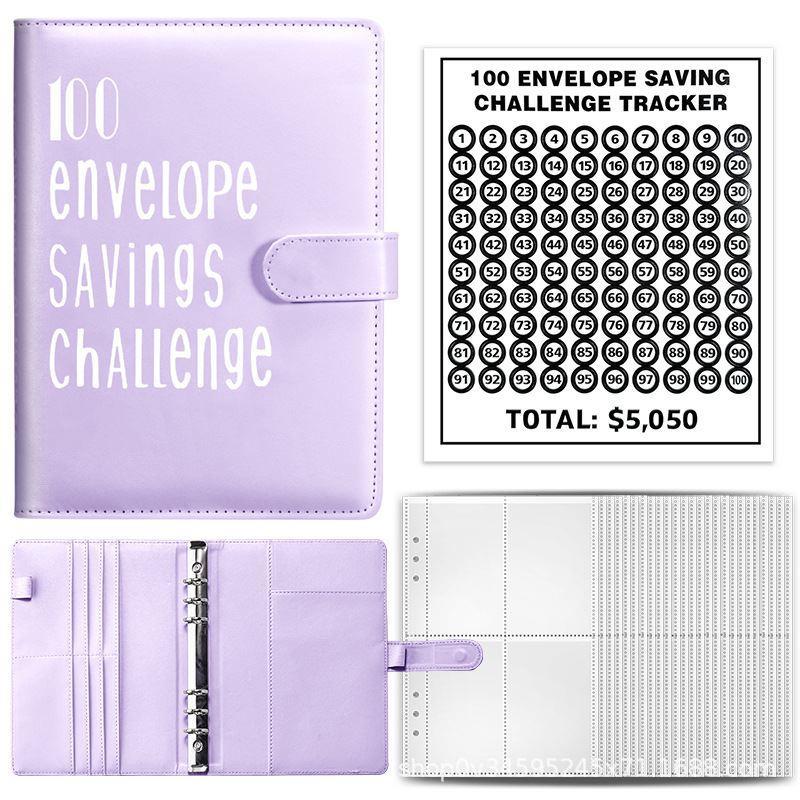 100envelope savings challenge book money budget binder cash