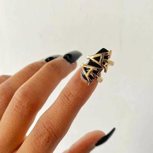 For Women Stud Earrings Steel Letter Stainless