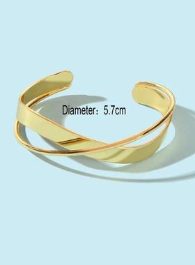 Accessories for Women Smooth Wave Double Infinite Twisted Cr