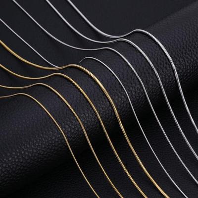 Stainless Steel Snake Chain Necklace Chains for DIY for Wome