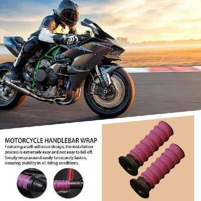 Motorcycle Hand Grip Covers Non-slip Road Bikes Handlebar