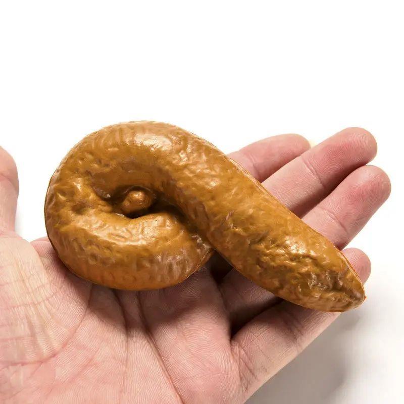 Realistic Shit Gift Funny Toys Fake Poop Piece of Shit Prank