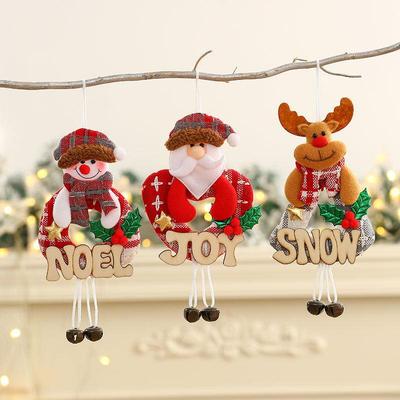 Christmas tree pendant Santa Claus snowman bell pendant