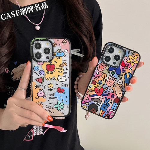CA奇思妙想适用iPhone18Promax17Pro苹果16Pro15Promax14Plus13/12手机壳防摔套卡通可爱女款磁吸轻奢透明11