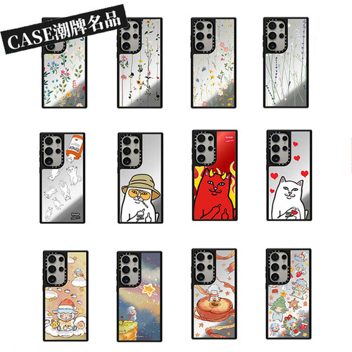 CA镜面适用三星s26ultra手机壳s25ultra潮牌s24ultra防摔套个性s26+高级感Galaxy S25+可磁吸Plus男女款u轻奢