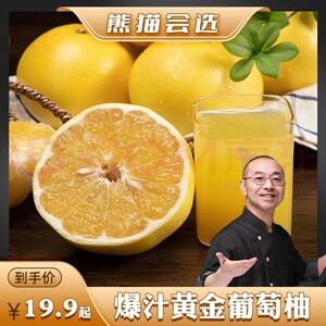 爆汁黄金葡萄柚新鲜柚子福建平和当季水果蜜柚西柚
