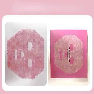 Natural Rose Quartz Gouache Scraper For Face Jade Roller