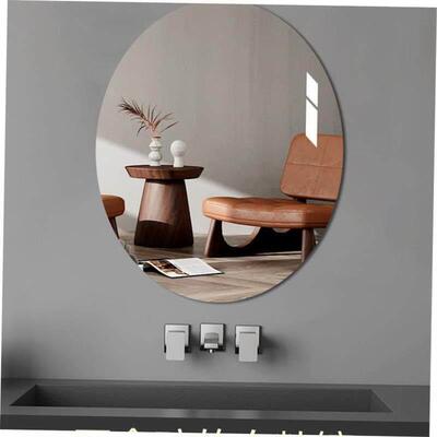 With gum mirror sticker wall soft mirror wallpaper