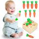Game Pull Carrot Baby for Year Kids Montessori Set Toys
