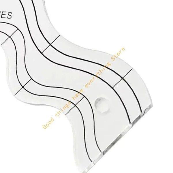 55KF Wavy Shaped Quilting Templates Ruler Tool For Sewing
