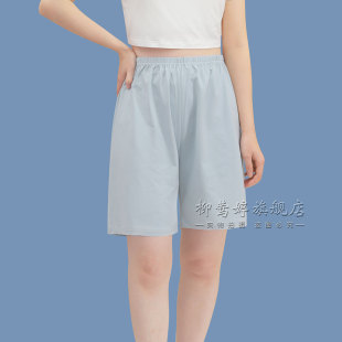 家居裤 宽松棉质休闲睡裤 女春夏 五分短裤 无口袋睡觉穿