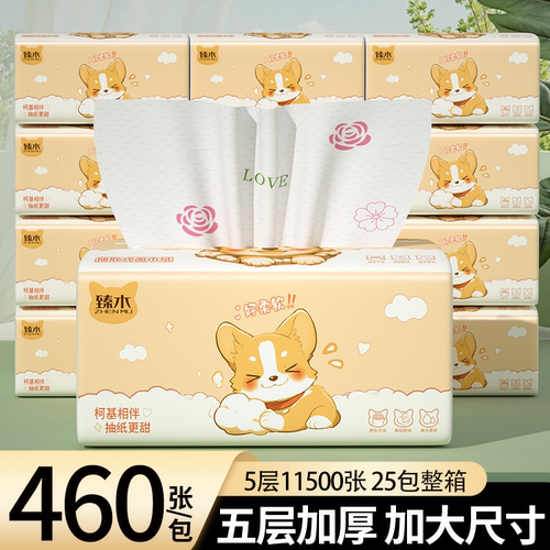 通用吸水性强5层大尺寸加厚460张