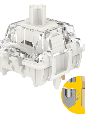 GATERON佳达隆Gpro3.0拾光白38gf线性开关手感轻盈办公机械键盘