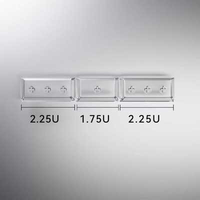 gateron佳达隆三段式空格分裂键帽2.25U 1.75U规格适配GT60系列