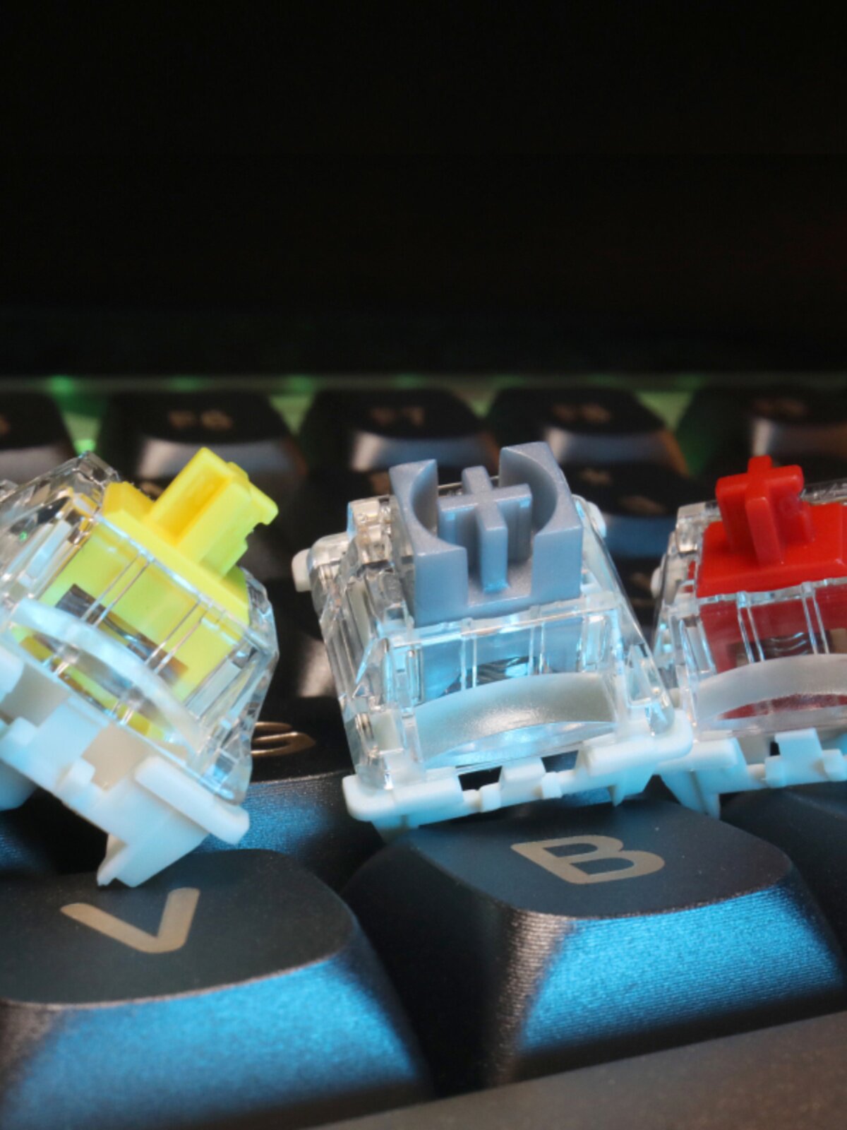 thumbnail for GATERON Jiadalong Gpro3.0 mechanical keyboard switch spotlight upper cover three-layer pin factory refined
