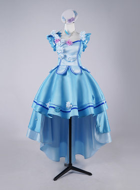 星学院cos服小月cos变身蓝色蔷薇晚礼服cosplay第一季二次元c服