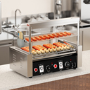 304不锈钢台湾热狗机烤肠机商用全自动新款 烤香肠机烤火腿肠机