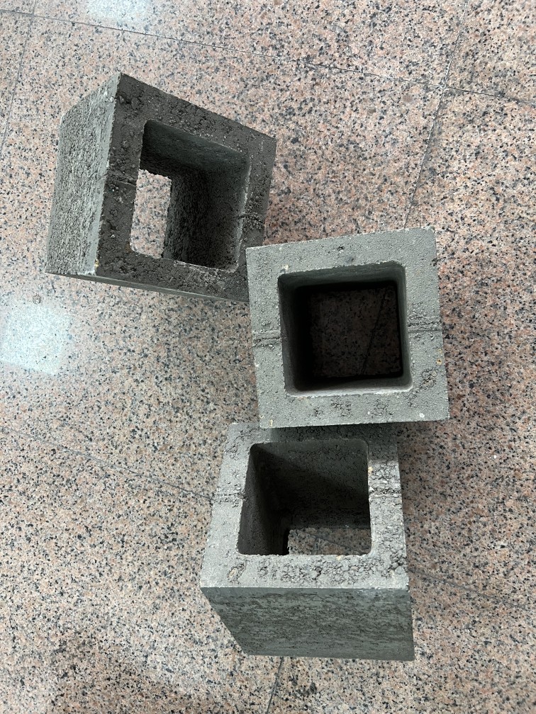 自产自销空心砖粗面单孔水泥装饰3d立体背景墙
