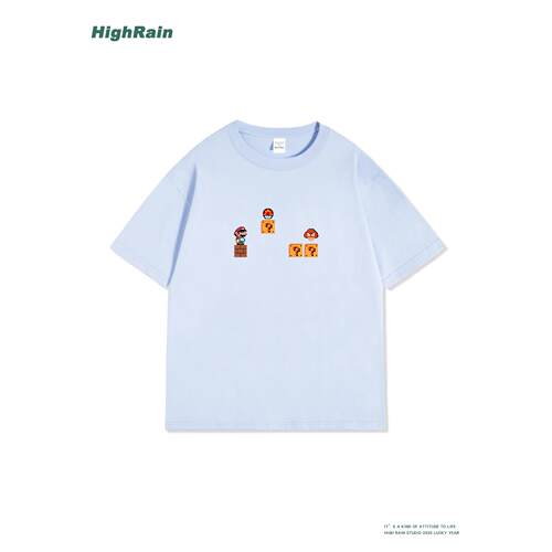 HighRain复古像素风游戏马里奥同
