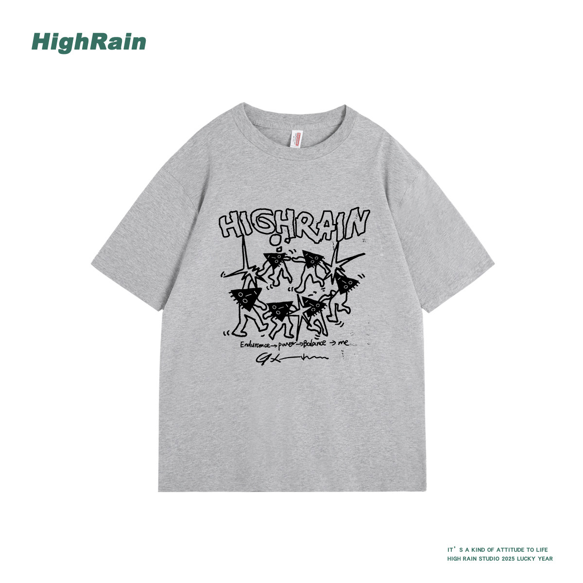 印花夏季潮牌常规款短袖不连帽图片