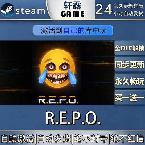 【steam入库 联机修补程式联机】R.E.P.O./repo激活码CDK全DLC国