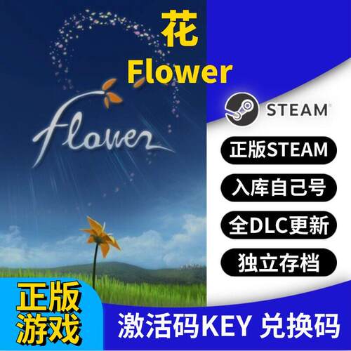 steam正版Flower 花激活码CDK入库全DLC国区 PC中文游戏永久更新