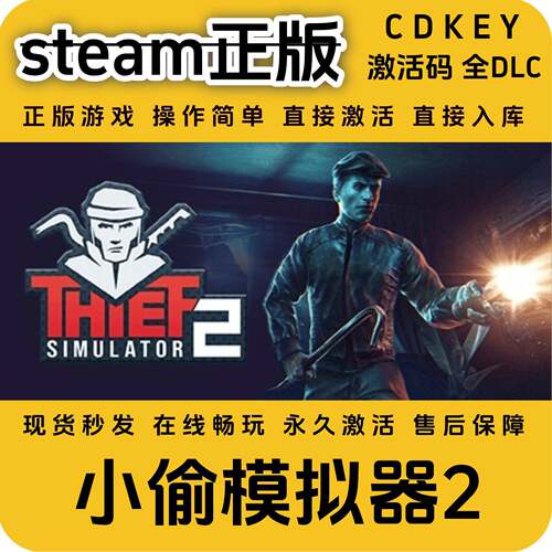 小偷模拟器2steam正版入库国区cdkey全DLC全球区ThiefSimulator