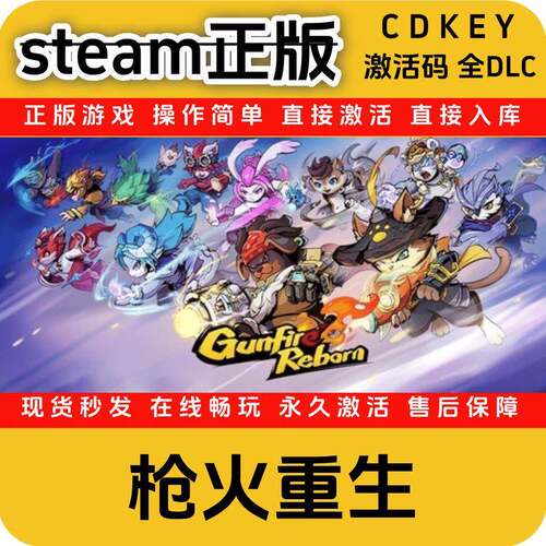 枪火重生steam正版全DLC激活码cdkey入库游戏正版全球区入库国区
