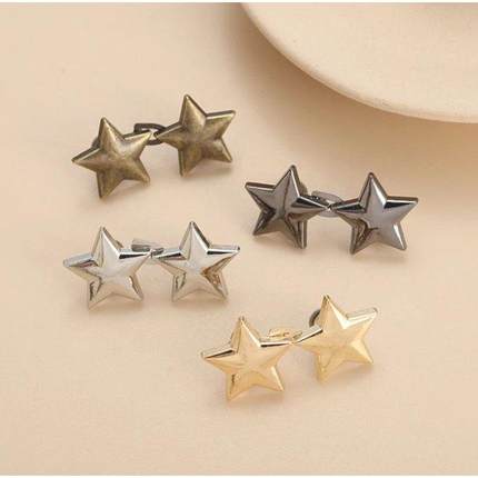 Star Adjustable Jeans Button Clips - Waist Tightener for Pan