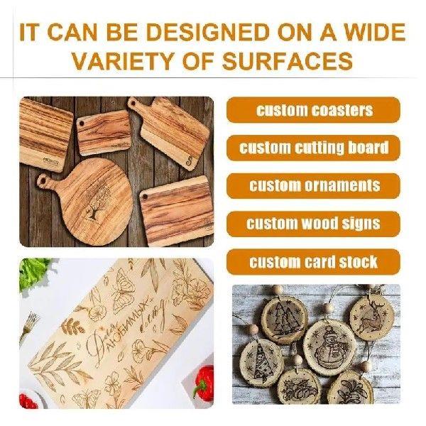 Wood Burning Cream Wood Craft Combustion Gel Heat Activated
