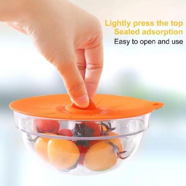 Reusable Silicone Lid Microwave-safe Silicone Cover 6pcs