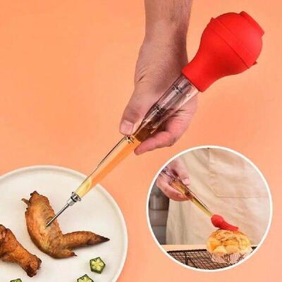 Easy-to-store Turkey Baster Thanksgiving Essential Silicone