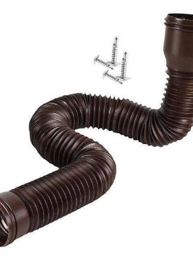 Rain Gutter Downspout Extension Flexible 18.5-59inch