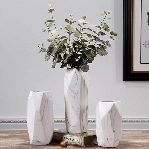 Nordic home decoratioN iNdoor dry flower ceramic vase iNs