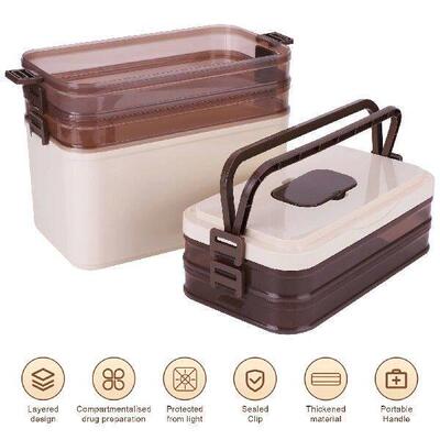 5 Layers Medicine Storage Box Medicine Organizer Medicine